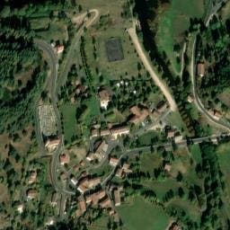 Vue satellite de Les Fauvettes à Alleyras