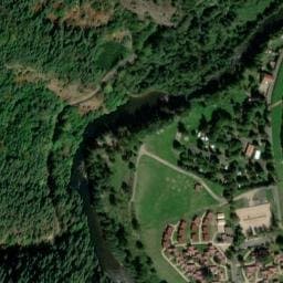 Vue satellite de Camping municipal Au Fil de l'Eau (2) à Alleyras