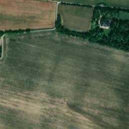 Vue satellite de Aire naturelle de camping les Rosiers à Chabeuil