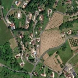 Vue satellite de Les Terrasses du Périgord à Sarlat-la-Canéda