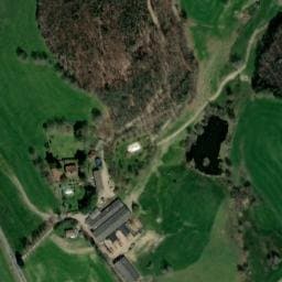 Vue satellite de Camping à Glénat à Glénat