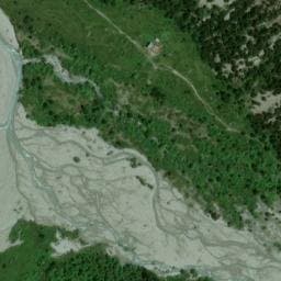 Vue satellite de Refuge du Carrelet à Saint-Christophe-en-Oisans