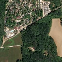 Vue satellite de Camping Vagues Océanes La Châtaigneraie à Prats-de-Carlux