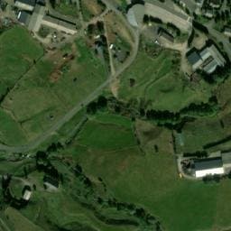 Vue satellite de Aire camping-cars à Les Estables à Saint-Martial