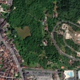 Vue satellite de Place du Foirail à Souillac