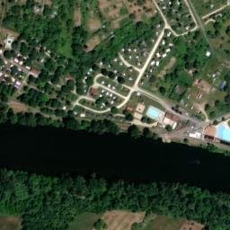 Vue satellite de Camping Les Ondines à Souillac