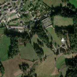 Vue satellite de Camping municipal de Saint-Just à Val d'Arcomie