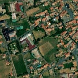 Vue satellite de Camping municipal à Cayres