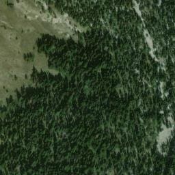 Vue satellite de Fontaine de la Chau à Gresse-en-Vercors