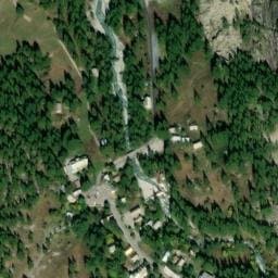 Vue satellite de Parking nuit — Vallouise-Pelvoux à Vallouise-Pelvoux