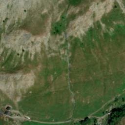 Vue satellite de Refuge Agritouristique Alpe Plane à Abriès-Ristolas