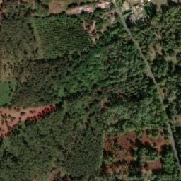 Vue satellite de Aire naturelle de camping Les Prés du Pas du Mas à Le Porge