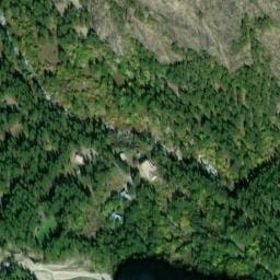 Vue satellite de Gîte Lei Meidi à Vallouise-Pelvoux