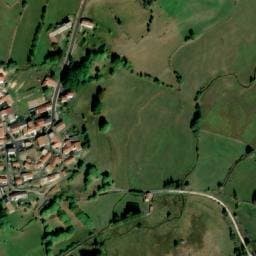 Vue satellite de Fontaine du Villeret d'Apchier à Chanaleilles