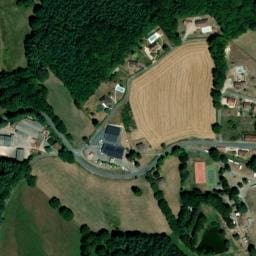 Vue satellite de Le Castagnol à Latouille-Lentillac