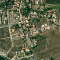 Vue satellite de Borne de service St-Sulpice-de-Faleyrens à Saint-Sulpice-de-Faleyrens