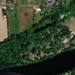 Vue satellite de La Borgne à Nadaillac-de-Rouge