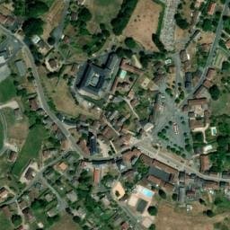 Vue satellite de Aire d'Accueil et de Services de Sousceyrac à Sousceyrac-en-Quercy