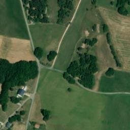 Vue satellite de Camping et refuge Les Pins à Vassieux-en-Vercors