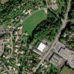 Vue satellite de Aire des Camping-Cars Parc de Pombonne à Lembras