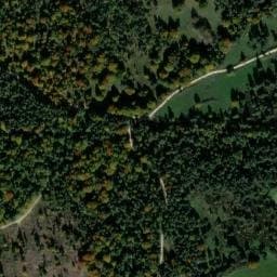 Vue satellite de La cabane des chasseurs à Le Malzieu-Ville
