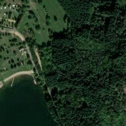 Vue satellite de Aire camping Cars Municipal de Saint-Martial à Saint-Martial