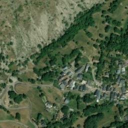 Vue satellite de Gîte Les Arias à Valjouffrey