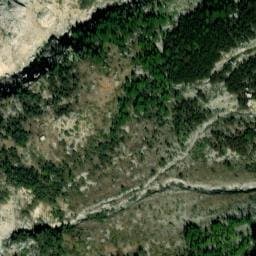 Vue satellite de Cabane de Coul d'amont à Les Vigneaux