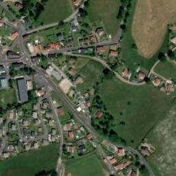Vue satellite de Aire de camping-car à Omps à Omps