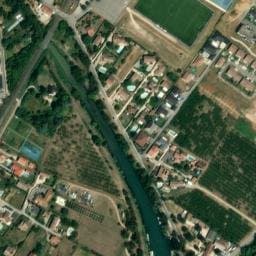 Vue satellite de Camping municipal de Charmes-sur-Rhône à Portes-lès-Valence