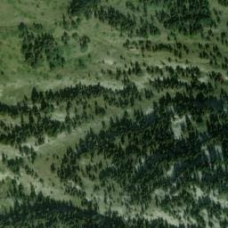 Vue satellite de Fontaine de Bonnevau à Gresse-en-Vercors