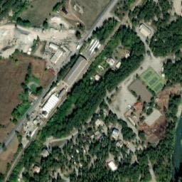 Vue satellite de Camping Iscle de Prelles à Puy-Saint-Pierre