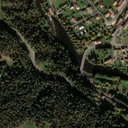 Vue satellite de Aire d’etape Malzieu-Ville à Le Malzieu-Ville