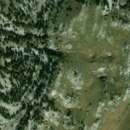 Vue satellite de Cabane des Aiguillettes à Gresse-en-Vercors