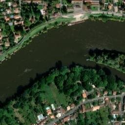 Vue satellite de Camping municipal La Pelouse à Saint-Laurent-des-Vignes