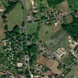 Vue satellite de Camping le parc à Badefols-sur-Dordogne