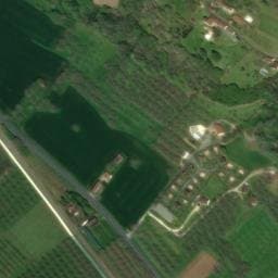 Vue satellite de Les Chalets de la Noyeraie à Castels et Bézenac