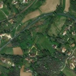 Vue satellite de Camping motard Le relais des Sources à Vézac