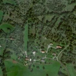 Vue satellite de Les roulottes du petit gouffre de Padirac à Padirac