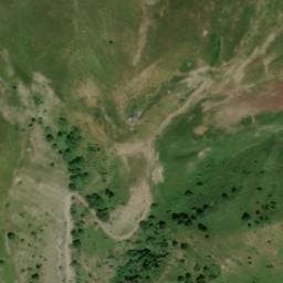 Vue satellite de Cabane pastorale de la Pale à La Salette-Fallavaux