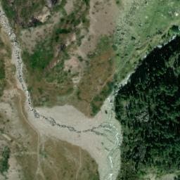 Vue satellite de Cabane du Gioberney à La Chapelle-en-Valgaudémar