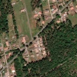 Vue satellite de Aire naturelle de camping Les Noisetiers à Le Porge
