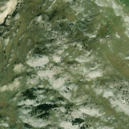 Vue satellite de Cabane de Montaveilla à Gresse-en-Vercors