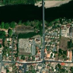Vue satellite de Camping municipal Parc Servois à Saussignac