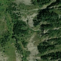 Vue satellite de Cabane de Malentraz à Aspres-lès-Corps