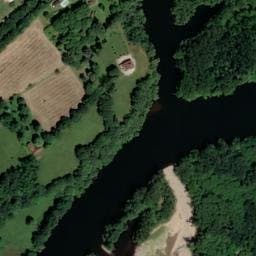 Vue satellite de Cabane des pêcheurs à Veyrignac