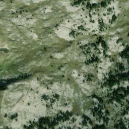 Vue satellite de Cabane de la Montagne de Lau à Chichilianne