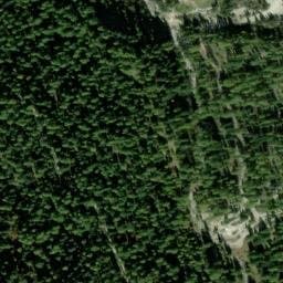 Vue satellite de Refuge La Yourte des Ayes à Villar-Saint-Pancrace