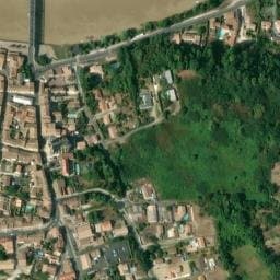 Vue satellite de Aire de camping-car à Grézillac à Grézillac