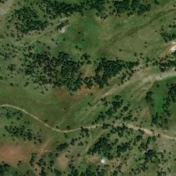 Vue satellite de Deuxième cabane de Pré Peyret à Romeyer